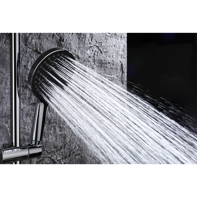 Memory Alloy Thermostatic Shower Head With Two Functions YYW1002 Chrome
