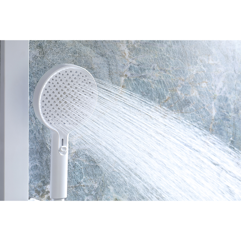 Memory Alloy Thermostatic Shower Head With Three Functions, Same As Hansgrohe YYW2001-620(White)